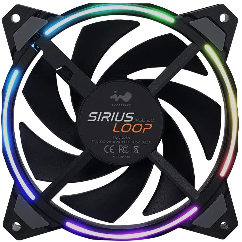 Asus aura sync compitable fans: InWin Sirius 120mm